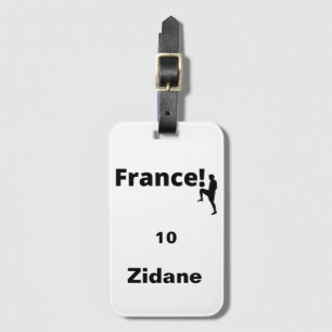 Soccer France, customisable Luggage Tag