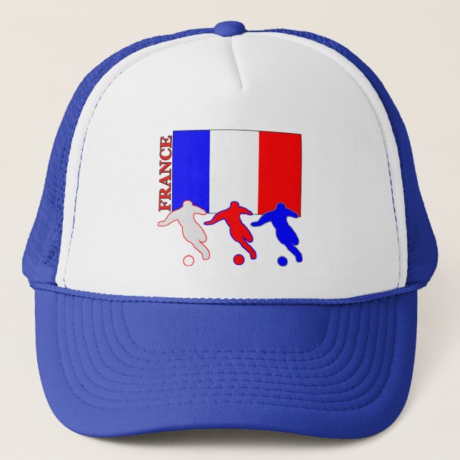 Soccer France Trucker Hat (Front)