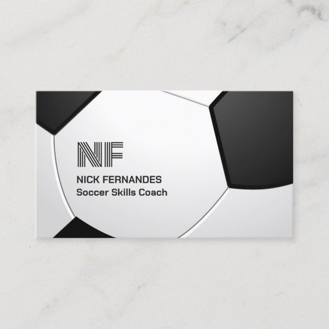 Soccer Futball Business Card (Front)