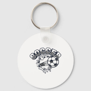 Soccer Futbol Fußbyll Goal Keeper Trainer Soccer Key Ring