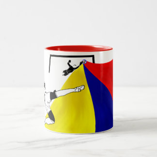 Soccer (Futbol) Two-Tone Coffee Mug