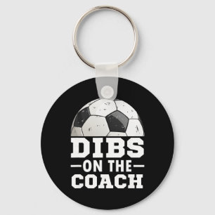 Soccer Game Day Shirt Dibs On Coach - Soccer Mama  Key Ring