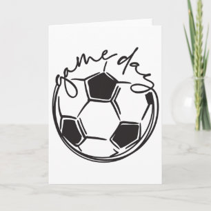 Soccer Game Day Soccer Mom Soccer Mama Go Cheer Sp Card