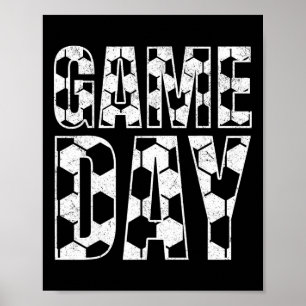 Soccer Game Day Soccer Mum Life For Women Soccer D Poster