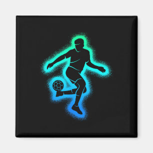 Soccer Game Kids Men Boys Soccer Player Magnet