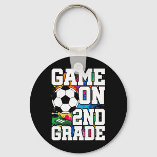 Soccer Game On 2nd Grade Byck To School Cute Sport Key Ring