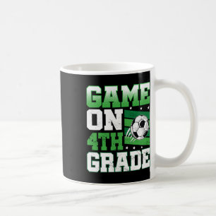 Soccer Game On 4th Grade Back To School Cute Sport Coffee Mug