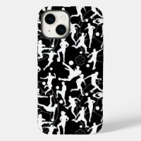 Soccer Game Pattern.b Black BG