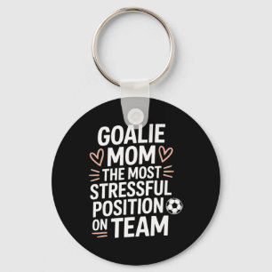 Soccer Game Player, The Most Stressful Position On Key Ring