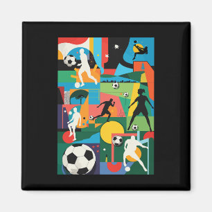 Soccer Game Team Coach Fans Free Kick Player Penal Magnet