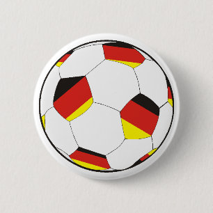 soccer Germany 6 Cm Round Badge