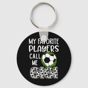 Soccer Gift, My Favorite Players Call Me Gigi, Gra Key Ring