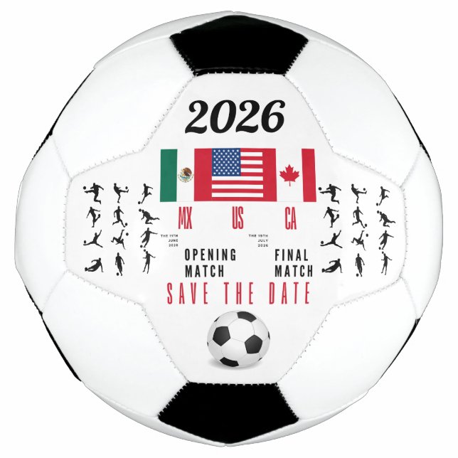 Soccer Gifts for Fans Soccer Ball (Front)