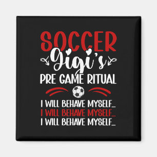 Soccer Gigi Funny Gigi Of A Soccer Player Gigi  Magnet
