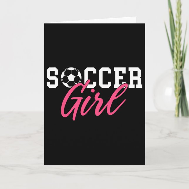 Soccer Girl _1  Card (Front)