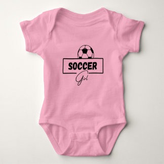 Soccer Girl Baby ,Girls Soccer Gifts,Soccer lover Bodysuit