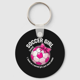 Soccer Girl Definition _2  Key Ring