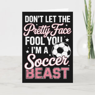 Soccer Girl Definition Card