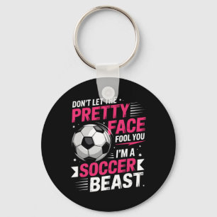 Soccer Girl Definition Funny Soccer Girl Key Ring