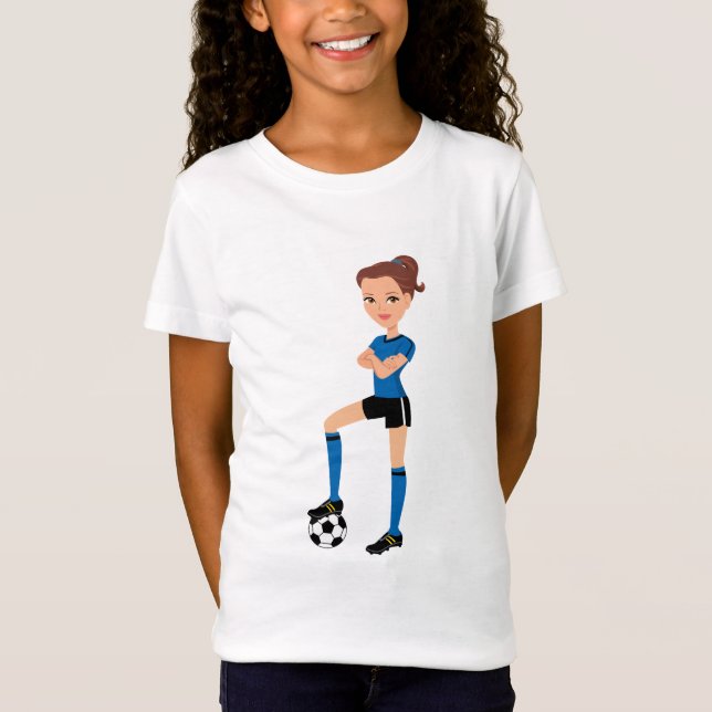 Soccer Girl Illustrated Tee (Front)