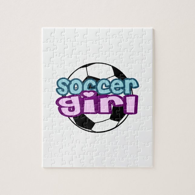 Soccer Girl Jigsaw Puzzle (Vertical)