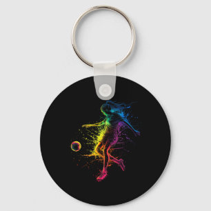 Soccer Girl  Key Ring