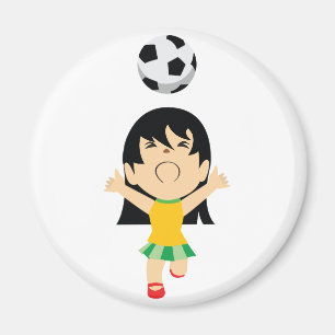 Soccer Girl Magnet