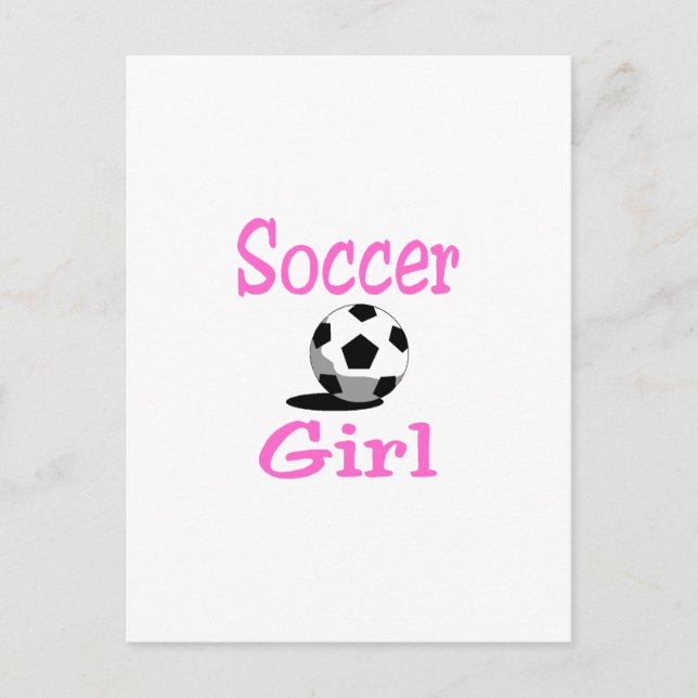 Soccer Girl Postcard (Front)