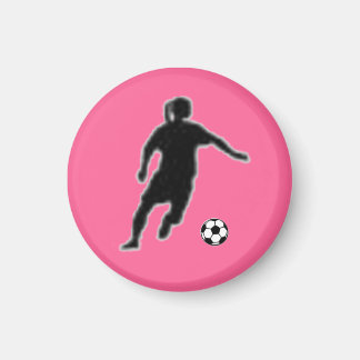 Soccer Girl TAG Player (Female) - Pink-L Magnet
