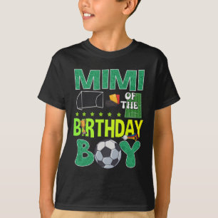 Soccer Goal Birthday Boy Party Trophy Ll For Mimi T-Shirt