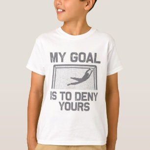 Soccer Goalie Art For Men Women Boys Girls Gag Soc T-Shirt