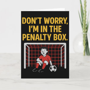 Soccer Goalie Goalkeeper Boys Kids Youth Card