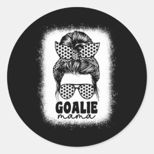 Soccer Goalie Mama Goal Keeper Soccer Goalkeeper M Classic Round Sticker