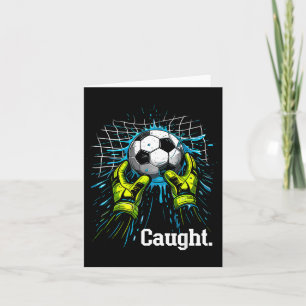 Soccer Goalie Tee Kids Boys - Myth Caught Dashing  Card