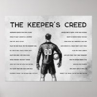 Soccer Goalkeeper Creed Monogram Grey