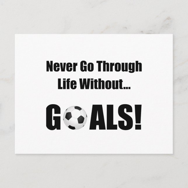 Soccer Goals Postcard (Front)