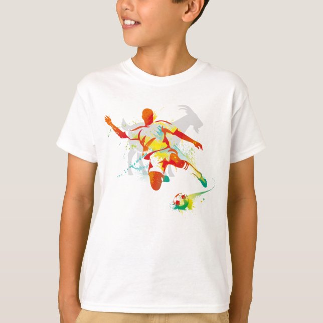 Soccer Goat (White) T-Shirt (Front)