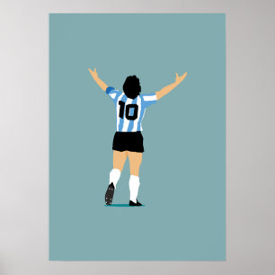 Soccer God The Greatest Of All Time Poster