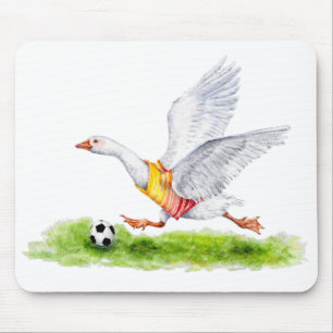 Soccer Goose Mouse Pad