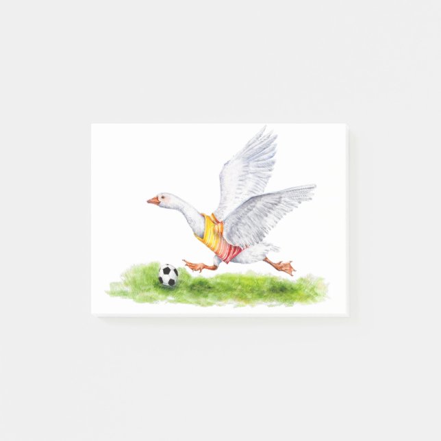 Soccer Goose Post-it Notes (Front)