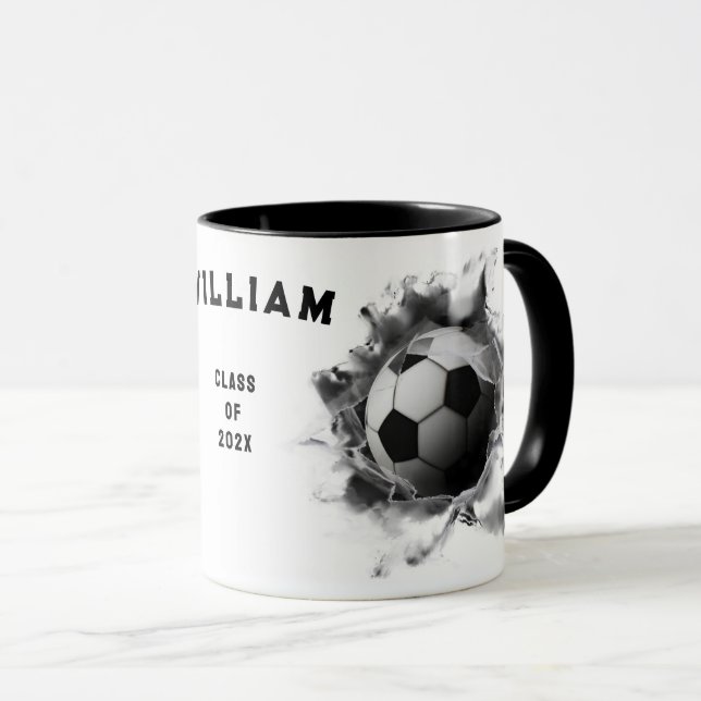 Soccer Graduation Gift Mug (Front Right)