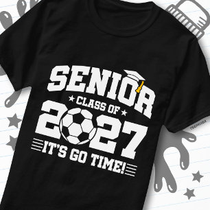 Soccer Graduation Go Time Senior Class of 2027 T-Shirt