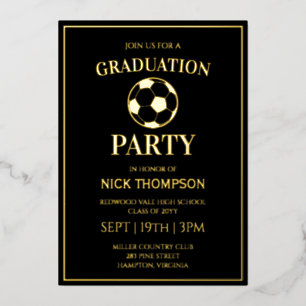 Soccer Graduation Party