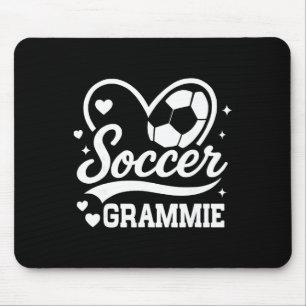 Soccer Grammie Heart Love Soccer Player Mouse Pad