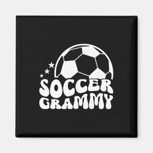 Soccer Grammy Groovy Grammy Of A Soccer Player Gra Magnet