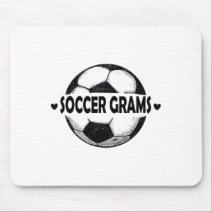 Soccer Grams Soccer Player Sports Team Mouse Pad