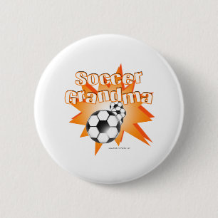 Soccer Grandma 6 Cm Round Badge