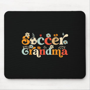 Soccer Grandma For Women Wildflower Mothers Day Bo Mouse Pad