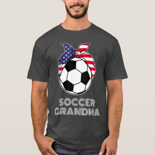 Soccer Grandma Jersey Grandparents American T-Shirt
