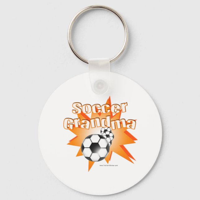 Soccer Grandma Key Ring (Front)